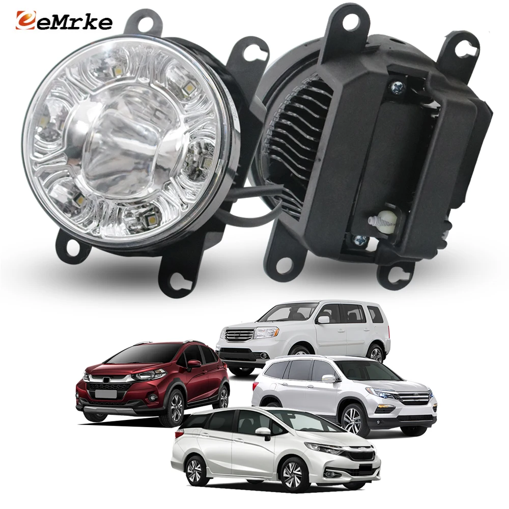 For Honda Pilot 2012-2021 Shuttle Hybrid 2015-2019 WR-V 2017-2021 LED Fog Lights DRL Dot. CE. E-mark 18W Car Fog Driving Lamp
For Honda Pilot 2012-2021 Shuttle Hybrid 2015-2019 WR-V 2017-2021 LED Fog Lights DRL Dot. CE. E-mark 18W Car Fog Driving Lamp