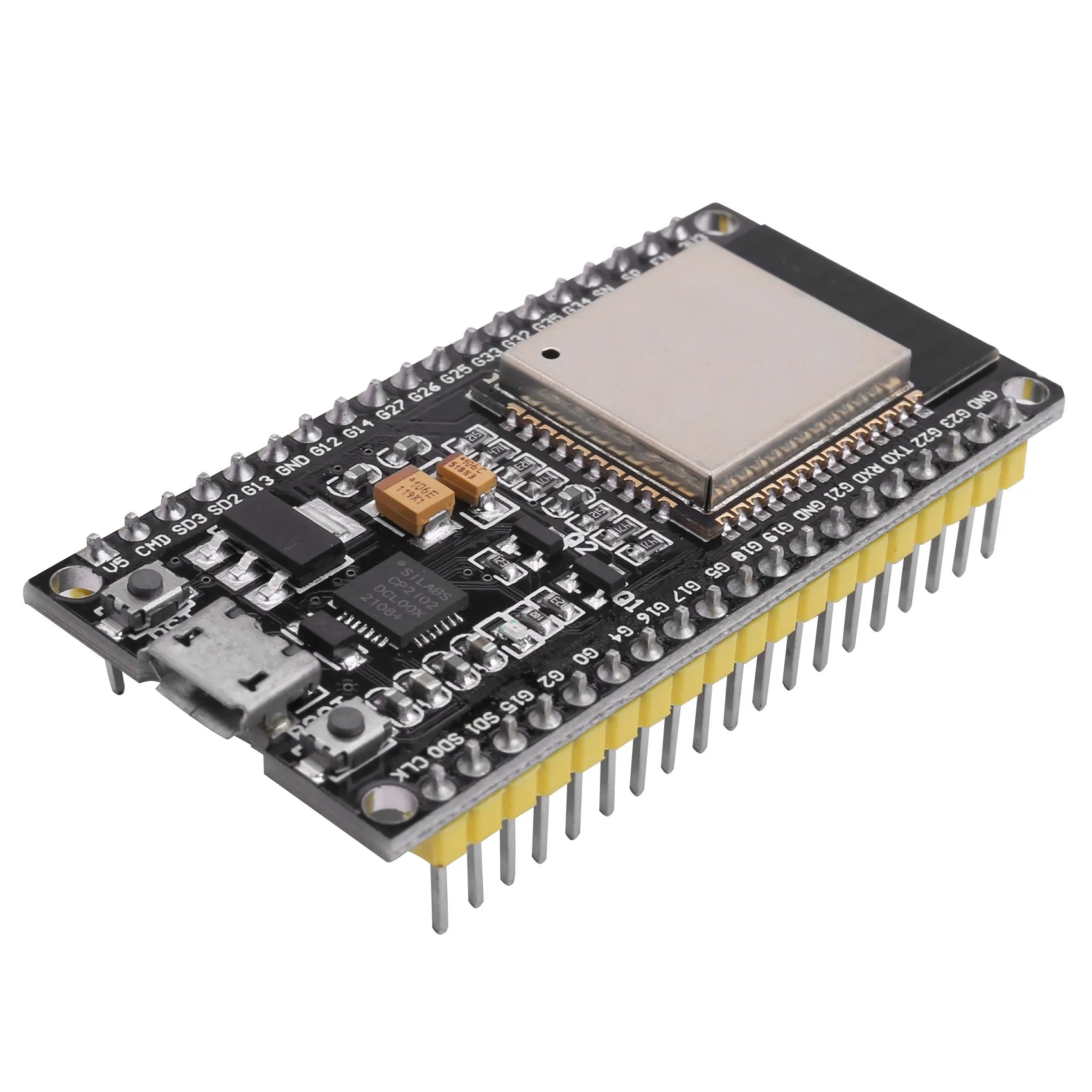 ESP32 NodeMCU модуль WLAN WiFi Dev Kit C макетная плата с CP2102 совместимая с Arduino
ESP32 NodeMCU модуль WLAN WiFi Dev Kit C макетная плата с CP2102 совместимая с Arduino