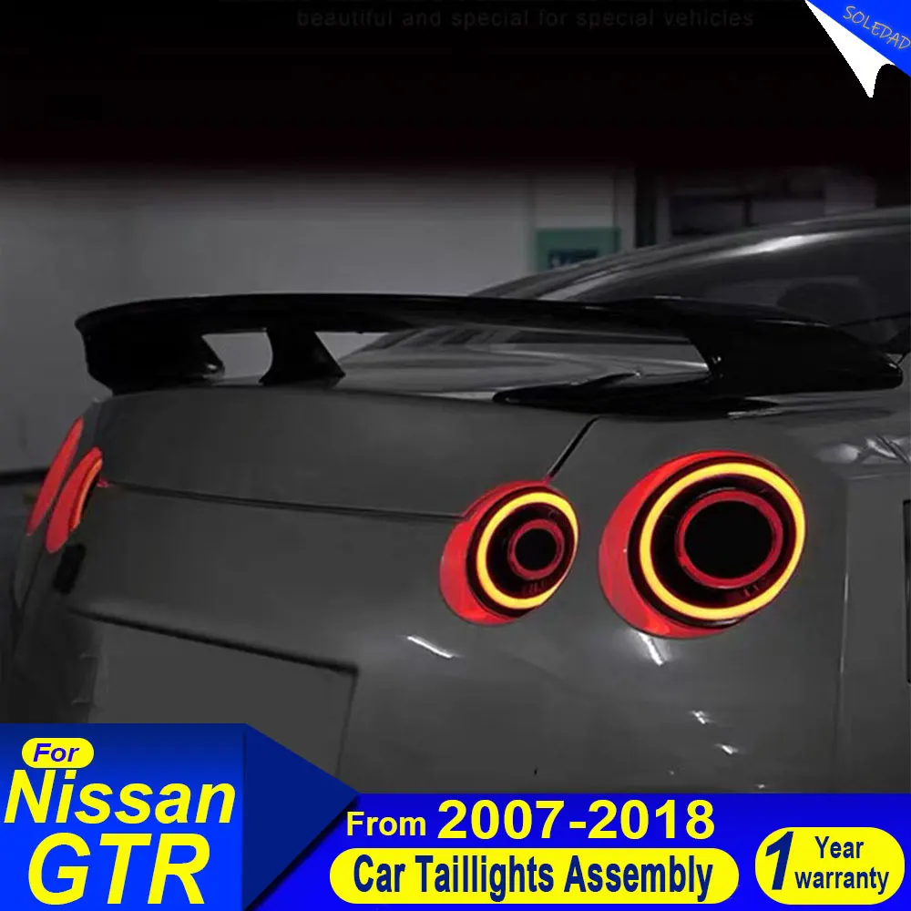 Car Taillights For Nissan GTR GT-R R35 2009 2010 2011 -2024 Taillamp Rear Sequential Fog Brake Turn Signal Lamp Reverse Light
Car Taillights For Nissan GTR GT-R R35 2009 2010 2011 -2024 Taillamp Rear Sequential Fog Brake Turn Signal Lamp Reverse Light