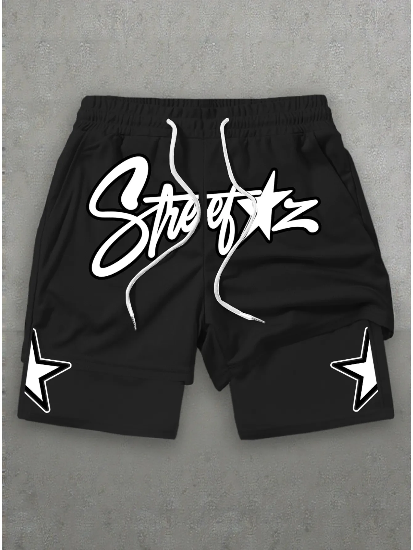 Men's American High-Street Printed Shorts: Street-Style Double-Layer Modesty-Protecting Loose-Fit Casual Athletic Shorts
Men's American High-Street Printed Shorts: Street-Style Double-Layer Modesty-Protecting Loose-Fit Casual Athletic Shorts