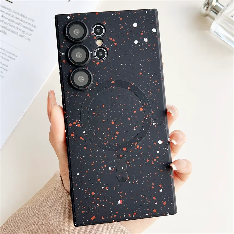 fundas Speckle Ink Starry Sky Soft Silicone Magnetic For Magsafe Case For Samsung Galaxy S24 S23 Plus Ultra FE Note 20 10 Cover
fundas Speckle Ink Starry Sky Soft Silicone Magnetic For Magsafe Case For Samsung Galaxy S24 S23 Plus Ultra FE Note 20 10 Cover