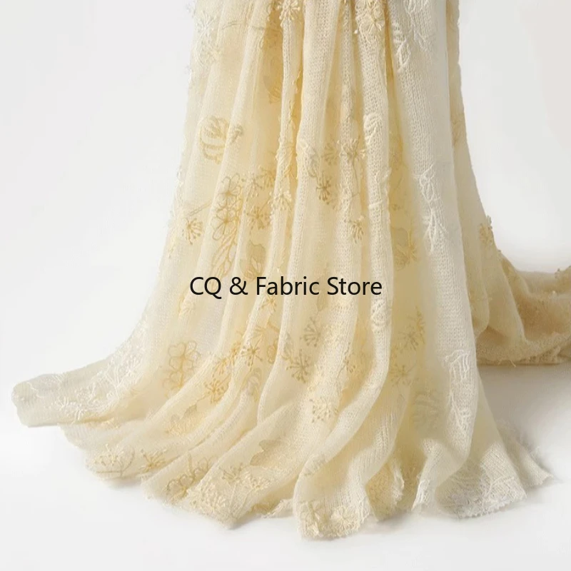 Удобная и мягкая шерстяная ткань с трехмерной цветочной вышивкой, мохеровая ткань для одевания, дизайнерская ткань Tissus Au Mètre
Удобная и мягкая шерстяная ткань с трехмерной цветочной вышивкой, мохеровая ткань для одевания, дизайнерская ткань Tissus Au Mètre