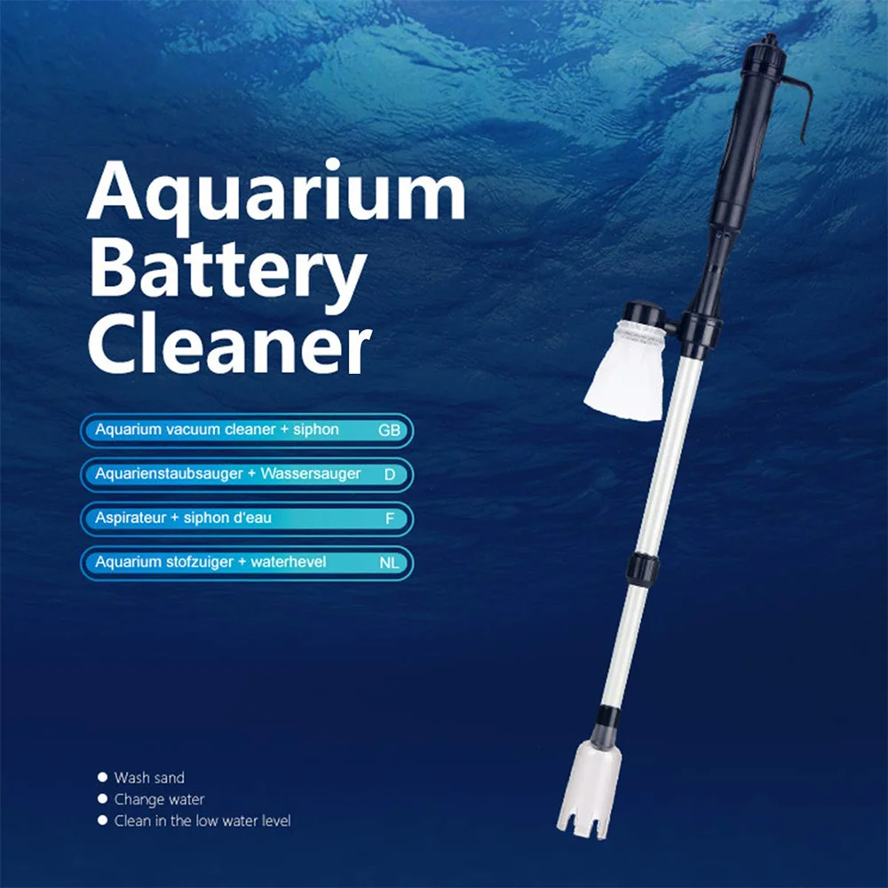 Fish Tank Water Changer Aquarium Battery Cleaner Rod Adjustable Vacuum Gravel Cleanning Tool Waste Remover Siphon Filter Pump
Fish Tank Water Changer Aquarium Battery Cleaner Rod Adjustable Vacuum Gravel Cleanning Tool Waste Remover Siphon Filter Pump