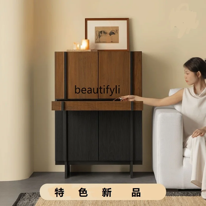 Ash wood dining side cabinet wabi wind living room against the wall entrance storage bedroom storage cabinet household
Ash wood dining side cabinet wabi wind living room against the wall entrance storage bedroom storage cabinet household