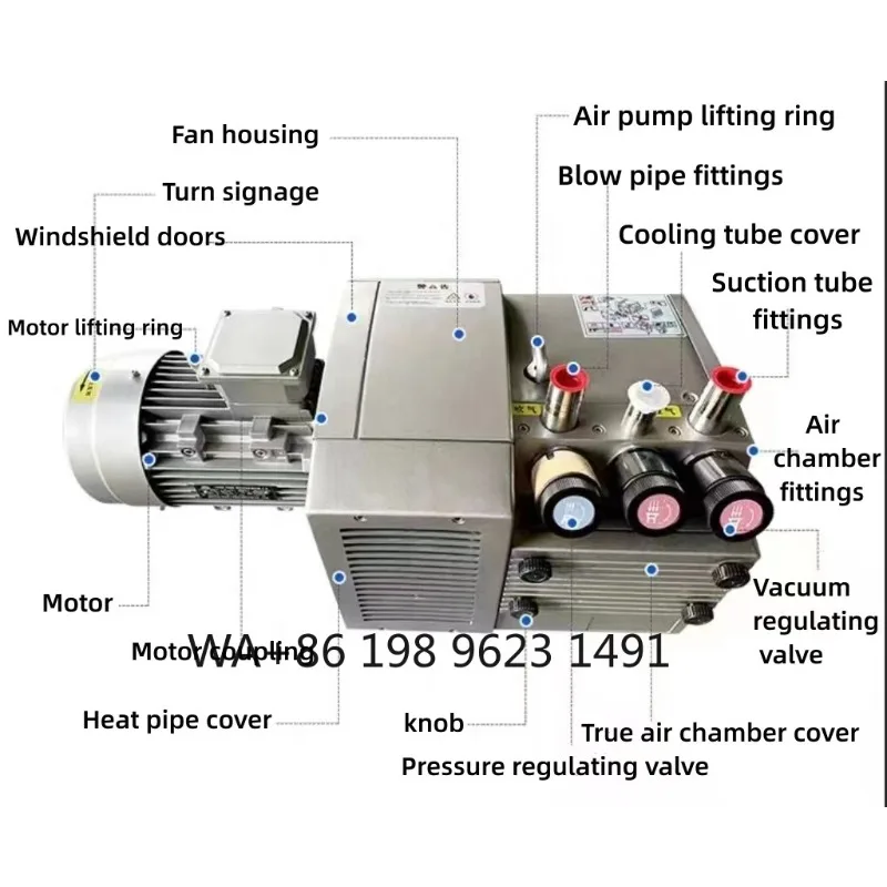 DVT3.80/ZYBW80E High Efficiency Custom Vacuum Pump Rotary Vane for Printing Packaging Industrial Use
DVT3.80/ZYBW80E High Efficiency Custom Vacuum Pump Rotary Vane for Printing Packaging Industrial Use
