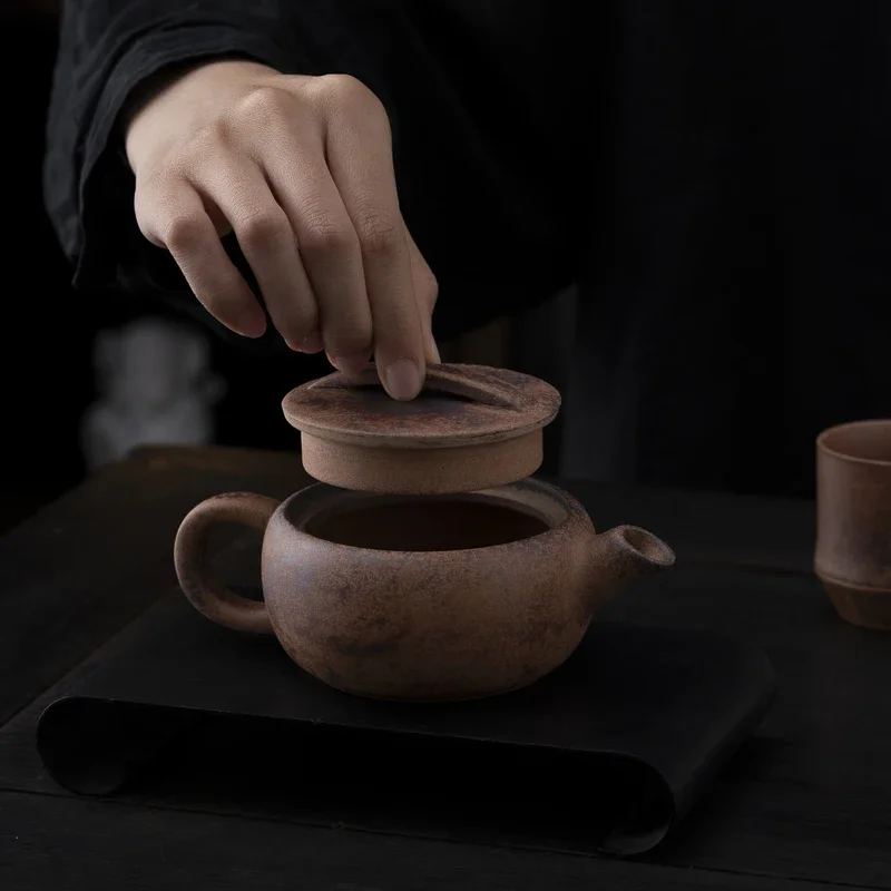 150ML Retro Japanese Style Pot Teapot Kung Fu Coarse pottery Tea Making Device Tea Infuser Tea Kettle Chinese Small Teapot
150ML Retro Japanese Style Pot Teapot Kung Fu Coarse pottery Tea Making Device Tea Infuser Tea Kettle Chinese Small Teapot