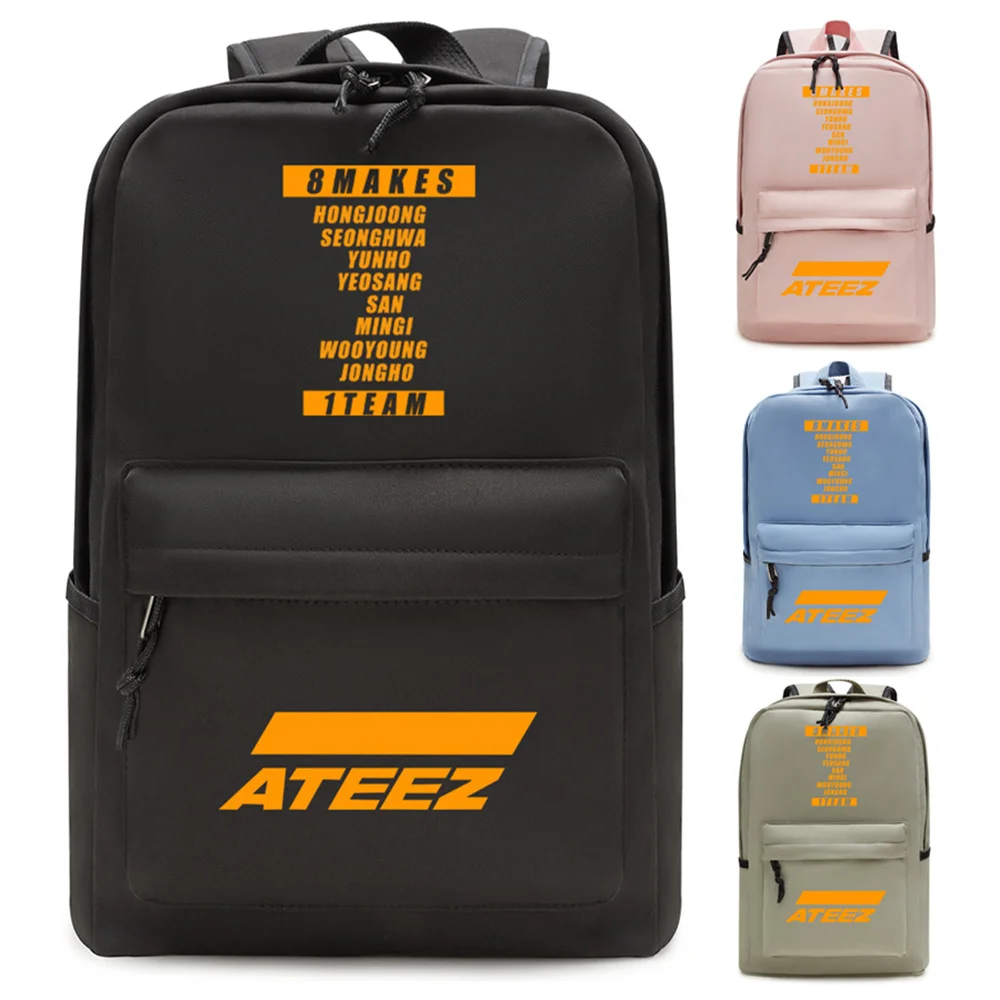 Kpop ATEEZ Canvas Waterproof Large Capacity Backpack Travel Computer Bag Hongjoong Seonghwa Yunho Yeosang Gift Fans Collection
Kpop ATEEZ Canvas Waterproof Large Capacity Backpack Travel Computer Bag Hongjoong Seonghwa Yunho Yeosang Gift Fans Collection