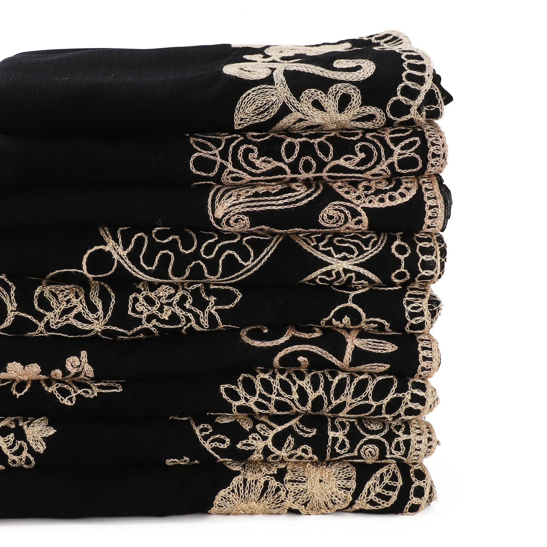 Black Embroidery Lace Long Scarf Ethnic Style Travel Shawl Turban Hijab Muslim Headscarf Wrap Bandanas Headband Bufanda Foulard
Black Embroidery Lace Long Scarf Ethnic Style Travel Shawl Turban Hijab Muslim Headscarf Wrap Bandanas Headband Bufanda Foulard