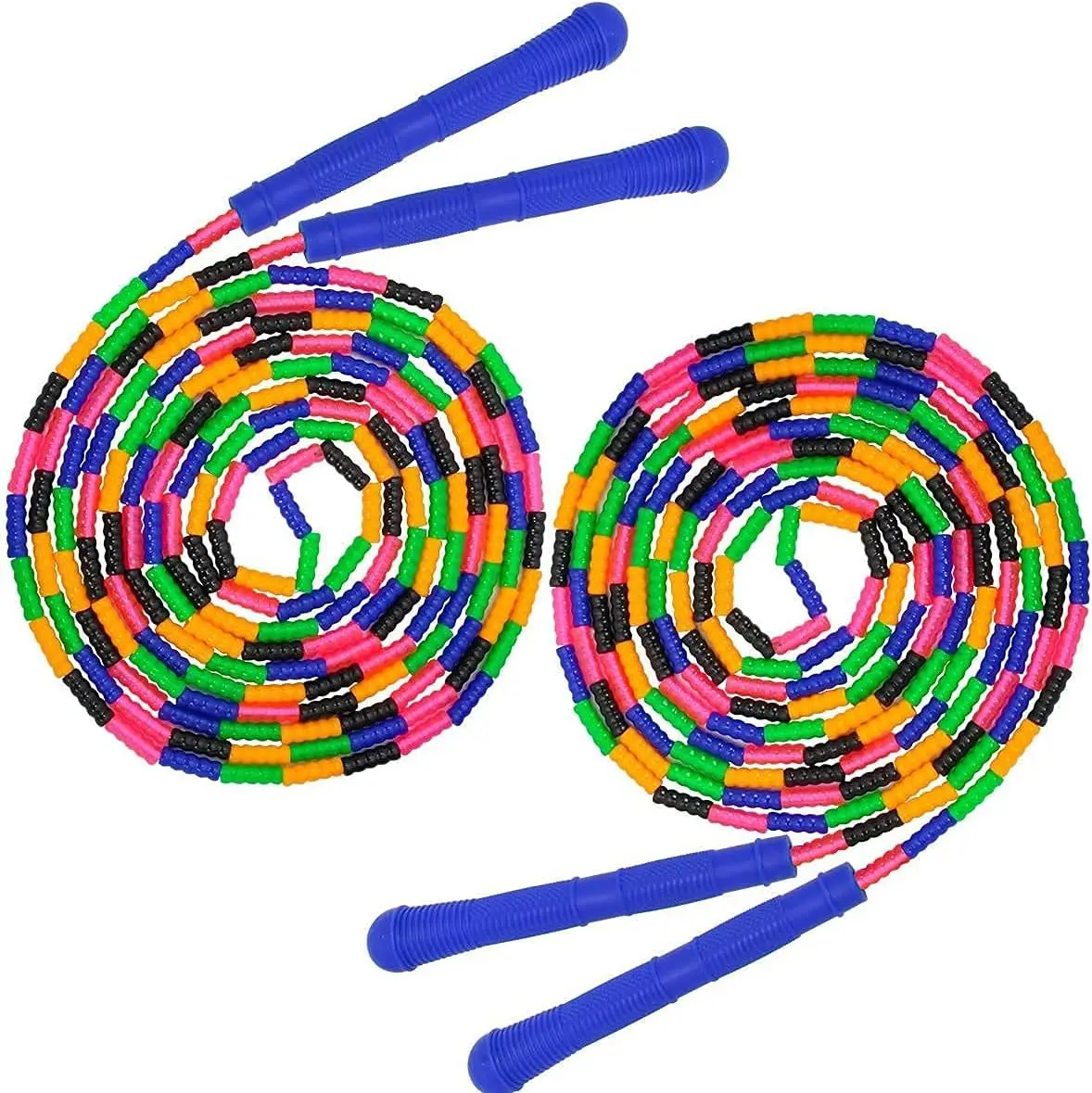 16 FT Double Dutch Jump Rope Set, Soft Beaded Skipping for Adults and Kids, Long Enough for 4-5 People
16 FT Double Dutch Jump Rope Set, Soft Beaded Skipping for Adults and Kids, Long Enough for 4-5 People