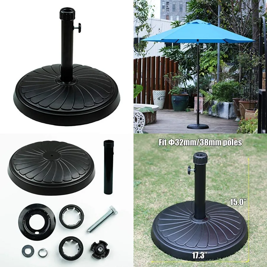 Umbrella Base Heavy Duty Outdoor Living Round Antiqued Patio
Umbrella Base Heavy Duty Outdoor Living Round Antiqued Patio