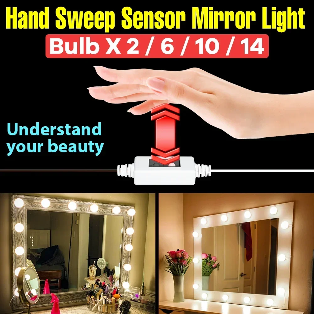 Lady LED Beauty Makeup Lights USB 5V Dimmable Woman Vanity Bulb Hollywood Bedroom Mirror Cabinet Fill Lamp Bulbs Dressing Table
Lady LED Beauty Makeup Lights USB 5V Dimmable Woman Vanity Bulb Hollywood Bedroom Mirror Cabinet Fill Lamp Bulbs Dressing Table