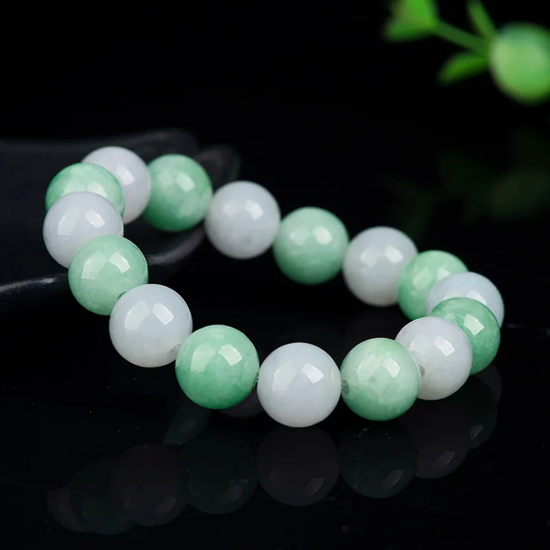 Hot Selling Natural Jade 12mm Hand String Ice Jade Bead Bracelet Exquisite Jewelry Amulet Fashion Men Women Accessories Gift
Hot Selling Natural Jade 12mm Hand String Ice Jade Bead Bracelet Exquisite Jewelry Amulet Fashion Men Women Accessories Gift