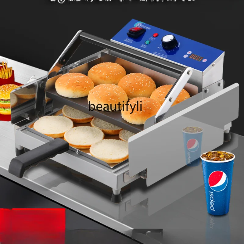 Hamburger Maker Commercial Full-Automatic Buns Heating Baking Bag Baobao Snack Equipment
Hamburger Maker Commercial Full-Automatic Buns Heating Baking Bag Baobao Snack Equipment