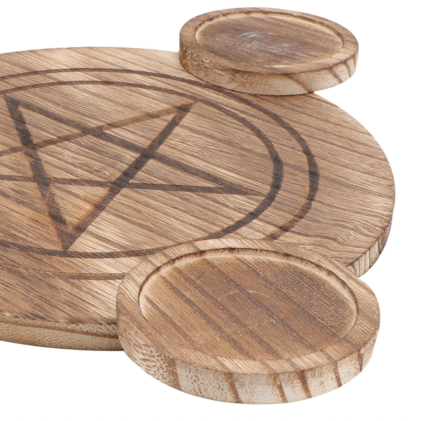 Tall Holder Pentagram Candlestick Christmas Decoration Holders for Candlesticks Khaki Wooden
Tall Holder Pentagram Candlestick Christmas Decoration Holders for Candlesticks Khaki Wooden