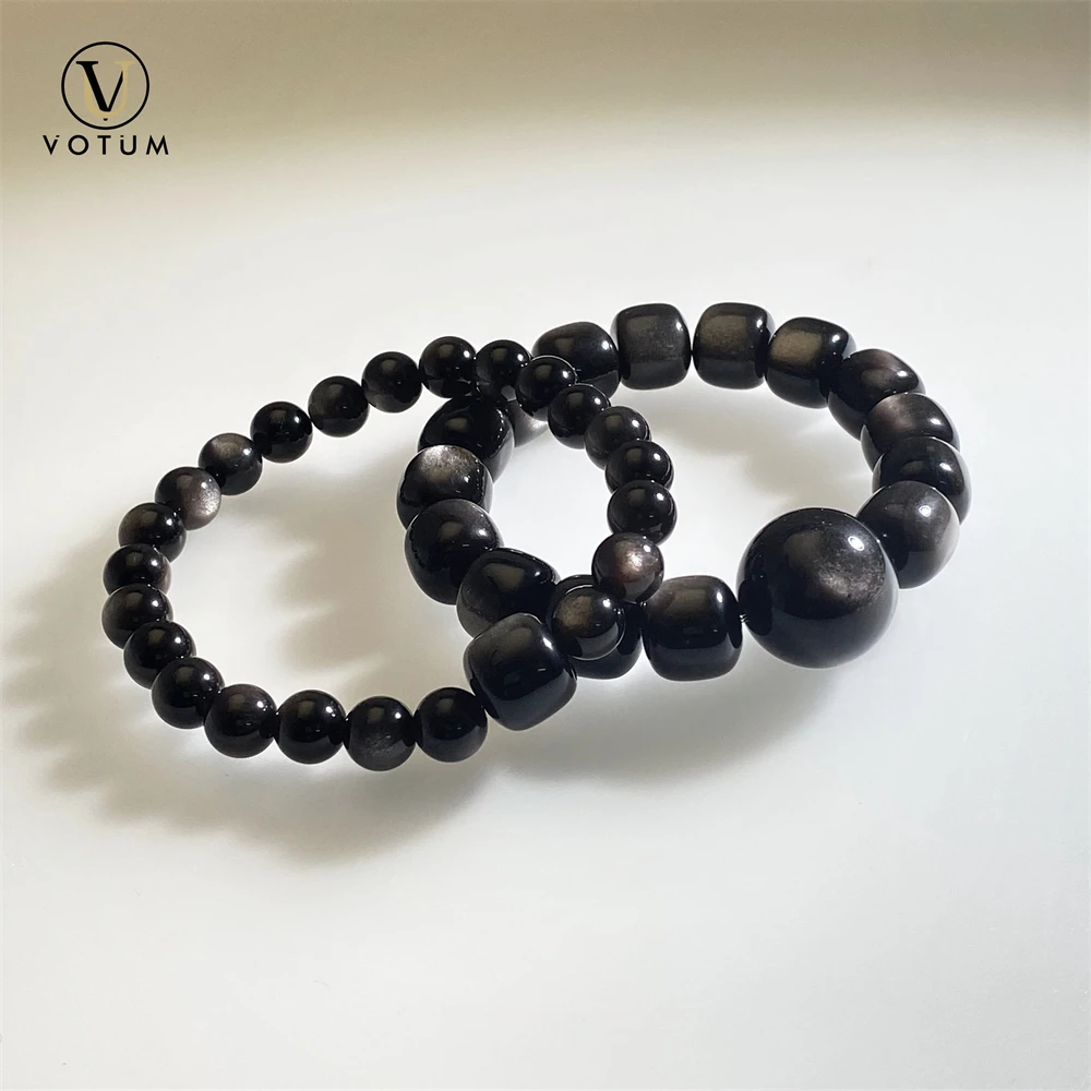 Votum Natural Obsidian Beaded Bracelet for Couple Women Men Lava Rock Stone Friendship Bracelets Set Yoga Luck Healing Jewelry
Votum Natural Obsidian Beaded Bracelet for Couple Women Men Lava Rock Stone Friendship Bracelets Set Yoga Luck Healing Jewelry