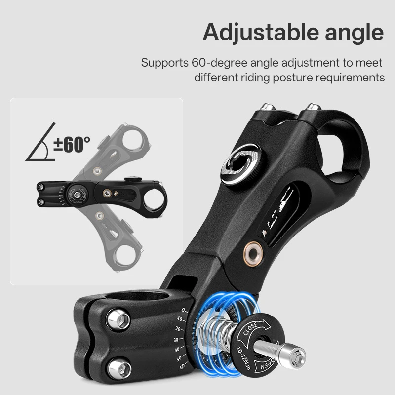 Bicycle Stem Adjustable Aluminum 100/140mm 31.8mm Handlebar Compatible Durable Secure Fit for Road and Mountain Bikes
Bicycle Stem Adjustable Aluminum 100/140mm 31.8mm Handlebar Compatible Durable Secure Fit for Road and Mountain Bikes