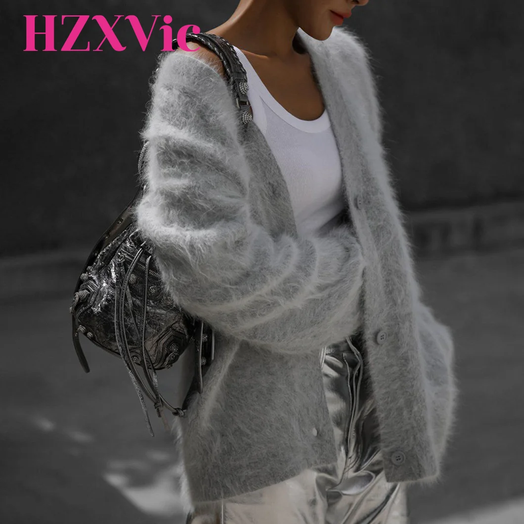 HZXVic женский свитер вязаный свитер кардиган ленивый свободный пиджак с длинными рукавами и v-образным вырезом для женщин пуловер большого размера женский
HZXVic женский свитер вязаный свитер кардиган ленивый свободный пиджак с длинными рукавами и v-образным вырезом для женщин пуловер большого размера женский