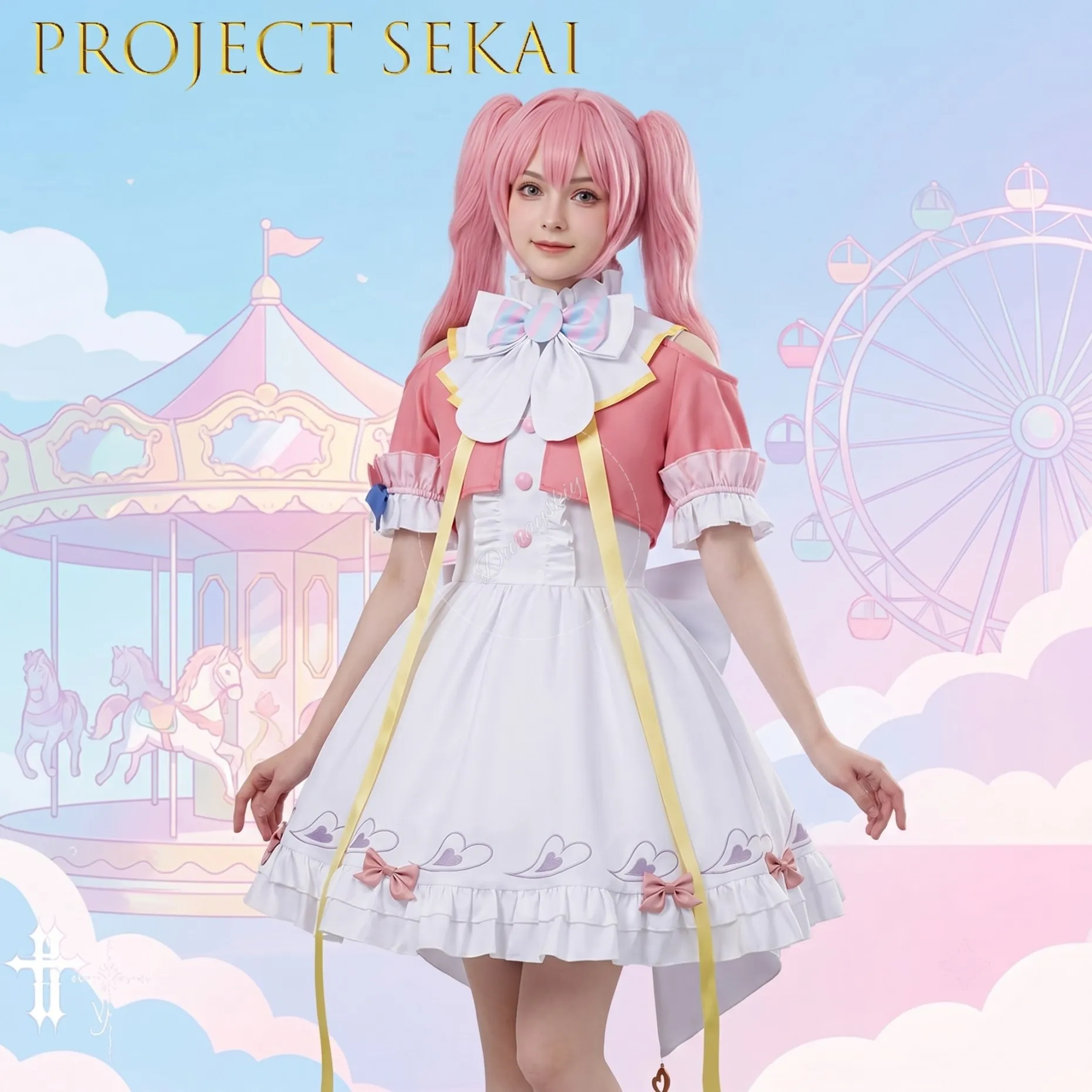 Project Sekai Colorful Stage PJSK Otori Emu New BFES Magic Girl Emu Mumu Pink Wig Woman Navi Cosplay Costume Lolita Sweet Dress
Project Sekai Colorful Stage PJSK Otori Emu New BFES Magic Girl Emu Mumu Pink Wig Woman Navi Cosplay Costume Lolita Sweet Dress