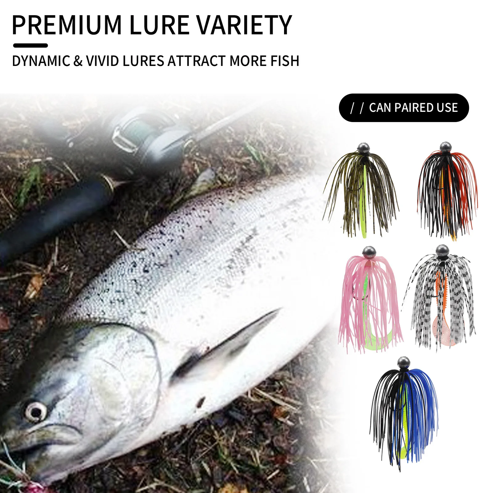 Fishing Lures Kit Soft Bait Assortment Saltwater Fishing Lures Long Casting Lures 58pcs With Hard Baits Spinners Curly Tail Grub
Fishing Lures Kit Soft Bait Assortment Saltwater Fishing Lures Long Casting Lures 58pcs With Hard Baits Spinners Curly Tail Grub
