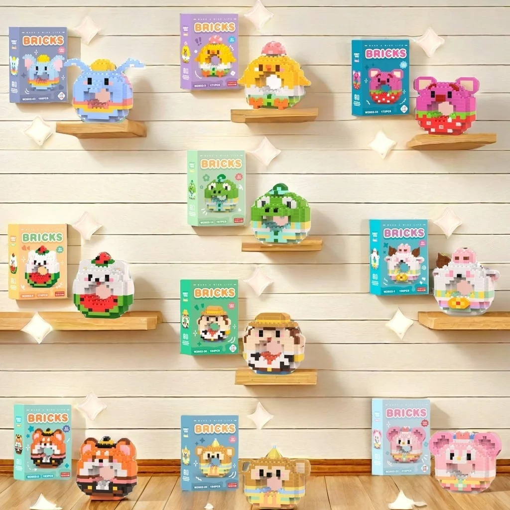 New donut cartoon doll building blocks micro particles children's jigsaw puzzle toy puzzle animal Child student Mosaic gift
New donut cartoon doll building blocks micro particles children's jigsaw puzzle toy puzzle animal Child student Mosaic gift