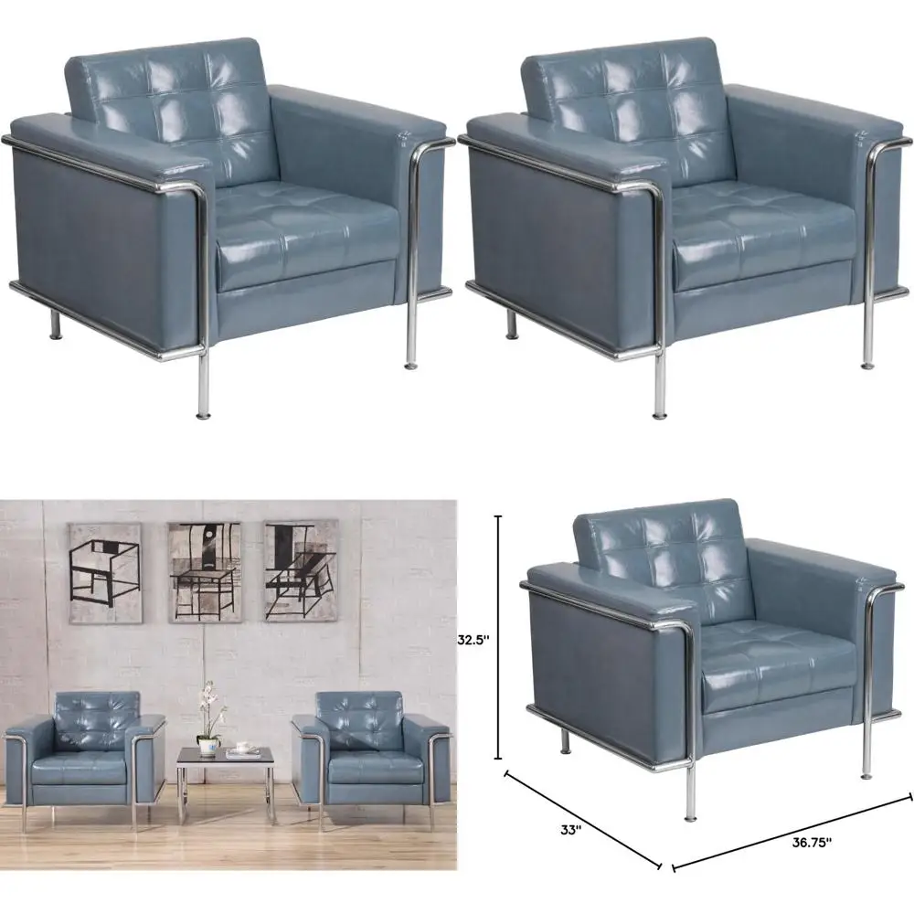 Современный серый кожаный мягкий стул серии Hercules Lesley с рамой в закрытом корпусе
Современный серый кожаный мягкий стул серии Hercules Lesley с рамой в закрытом корпусе