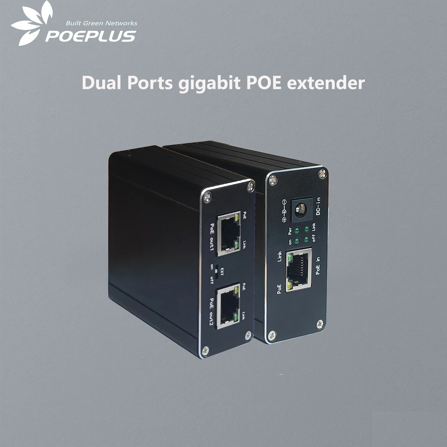 POE extender dual ports 802.3BT max 90w input 10/100/1000Mbps POE repeater
POE extender dual ports 802.3BT max 90w input 10/100/1000Mbps POE repeater