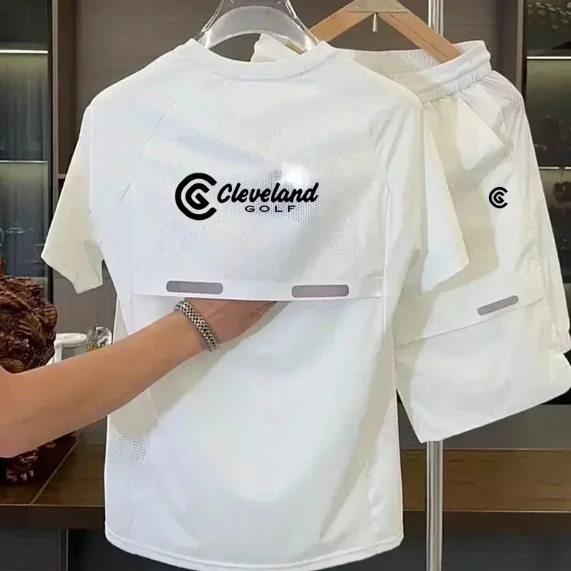 Summer cool feeling casual men's golf suit sports shirt and pants 2-piece quick drying breathable popular quality golf clothing
Summer cool feeling casual men's golf suit sports shirt and pants 2-piece quick drying breathable popular quality golf clothing