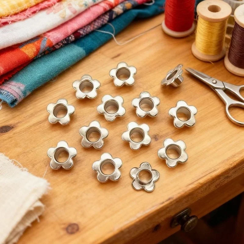 115Pcs Flower Eyelets, for PU Leather Luggage Side Decor, Rustproof, Personalized Luggage Accessories
115Pcs Flower Eyelets, for PU Leather Luggage Side Decor, Rustproof, Personalized Luggage Accessories
