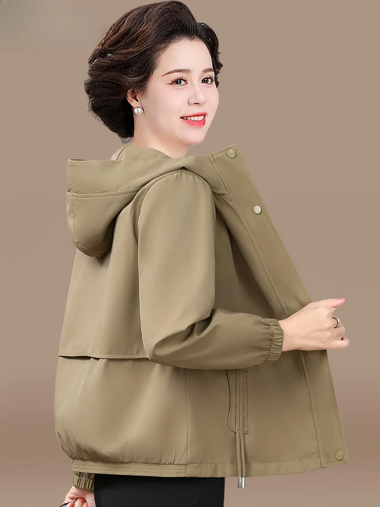 Весенне-осенний повседневный женский кардиган свободного кроя для женщин среднего возраста, модный, с длинными рукавами, из полиэстера, на пуговицах
Весенне-осенний повседневный женский кардиган свободного кроя для женщин среднего возраста, модный, с длинными рукавами, из полиэстера, на пуговицах