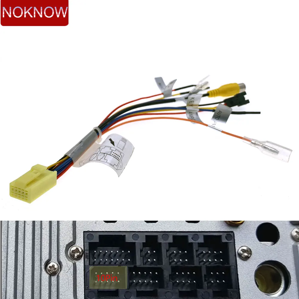 10 Pin Camera Reverse RCA Amp Conp Auto Ant Output Wire Harness Adapter Cable Wiring Connector Android Radio Accessories
10 Pin Camera Reverse RCA Amp Conp Auto Ant Output Wire Harness Adapter Cable Wiring Connector Android Radio Accessories