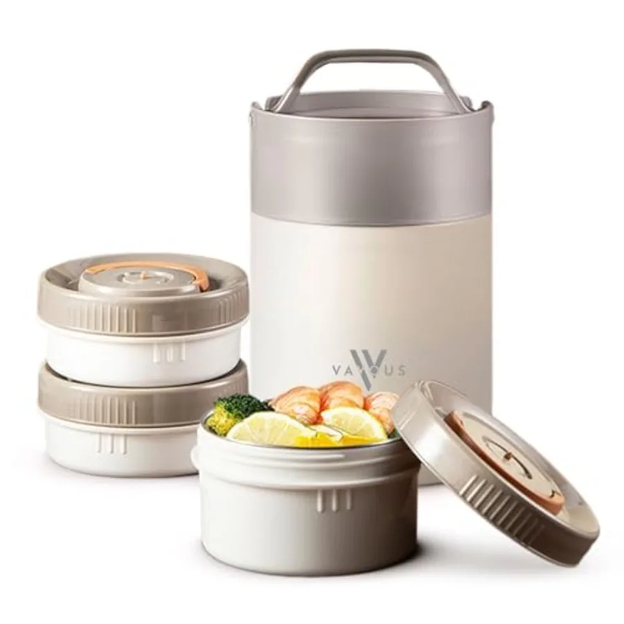 60oz Insulated Food Jar with Phone Holder Lid Stainless Steel Lunch box with 3 Compartments Leak-Proof Thermal Bento for Adults
60oz Insulated Food Jar with Phone Holder Lid Stainless Steel Lunch box with 3 Compartments Leak-Proof Thermal Bento for Adults