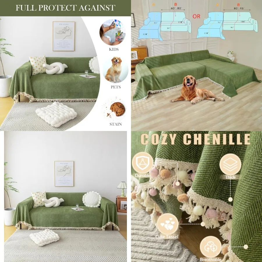 Green Sofa Cover Vintage Couch Cover for Dogs 71 X118 Couch Cushion Covers with Tassel Herringbone Sofa Cover Boho Sofa Covers
Green Sofa Cover Vintage Couch Cover for Dogs 71 X118 Couch Cushion Covers with Tassel Herringbone Sofa Cover Boho Sofa Covers