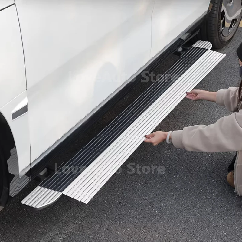 For Zeekr 9X EX1H 2025 2026 Electric Side Pedal Protection Cover Anti-slip Protection Threshold Bar Stainless Steel Accessories
For Zeekr 9X EX1H 2025 2026 Electric Side Pedal Protection Cover Anti-slip Protection Threshold Bar Stainless Steel Accessories