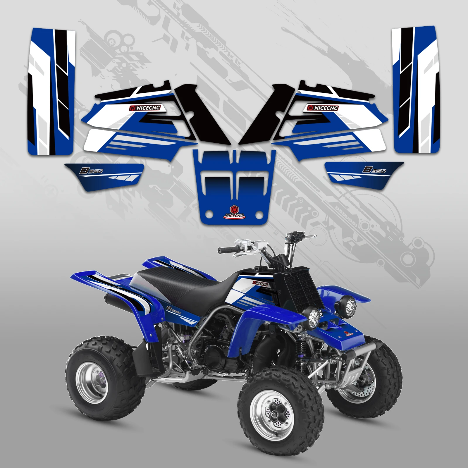 NICECNC For Yamaha 1987-2006 Banshee 350 YFZ 350 ATV Fairing Graphic Background Decals Sticker Kit Customize 2005 2004 2003 2002
NICECNC For Yamaha 1987-2006 Banshee 350 YFZ 350 ATV Fairing Graphic Background Decals Sticker Kit Customize 2005 2004 2003 2002