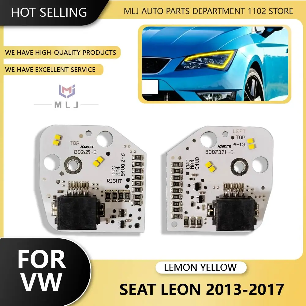 5F0941475 5F0941476 For VW Volkswagen Seat Leon MK3 5F Cupra 2013-2017 Headlight Yellow DRL Chip Angel Eye Board Car Accessories
5F0941475 5F0941476 For VW Volkswagen Seat Leon MK3 5F Cupra 2013-2017 Headlight Yellow DRL Chip Angel Eye Board Car Accessories