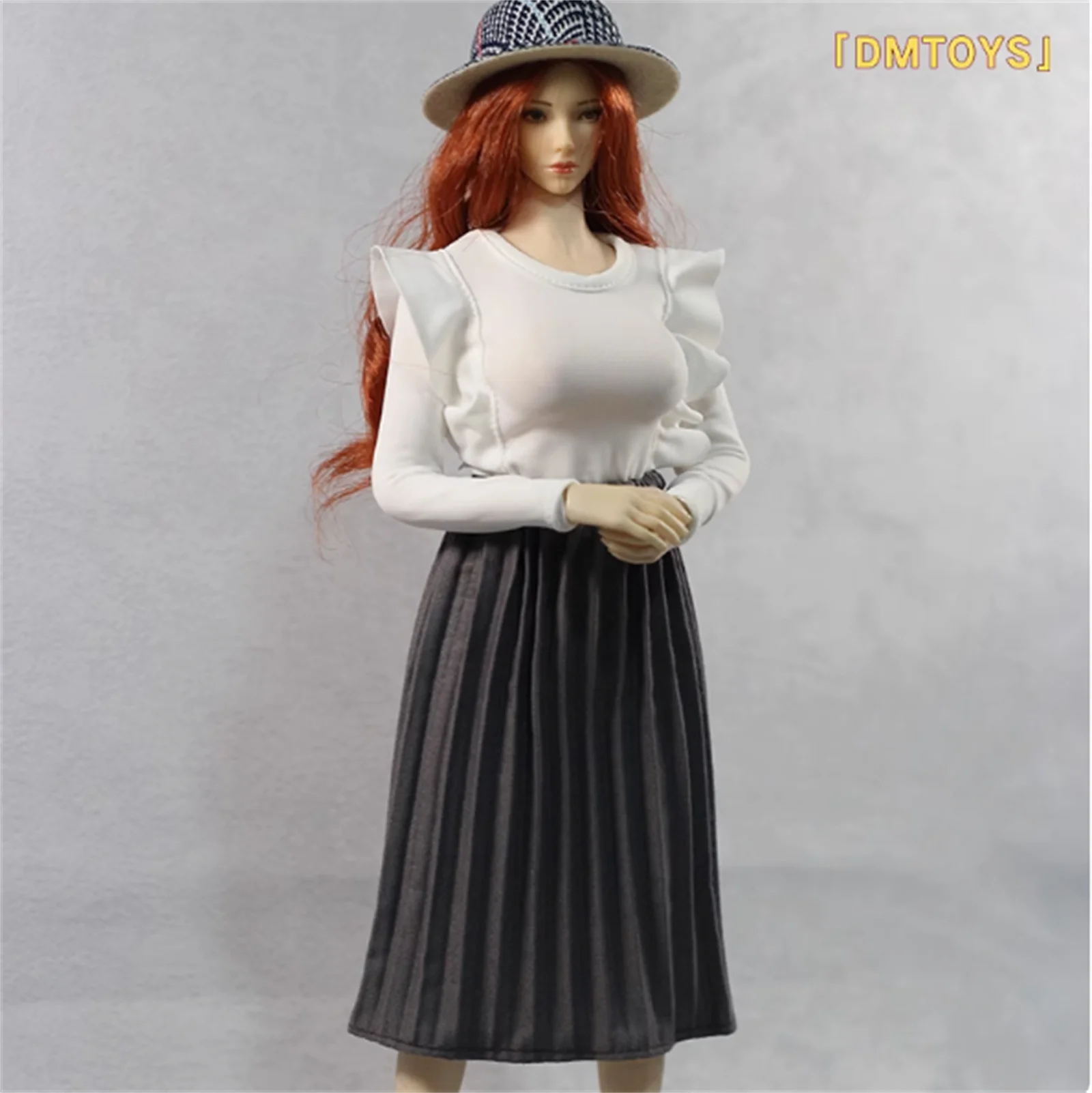 1/6 Female Grey Pleated skirt long sleeved white T- shirt soldier clothes Model Fit 12'' TBL PH JO Soldier Action Figure Asian
1/6 Female Grey Pleated skirt long sleeved white T- shirt soldier clothes Model Fit 12'' TBL PH JO Soldier Action Figure Asian