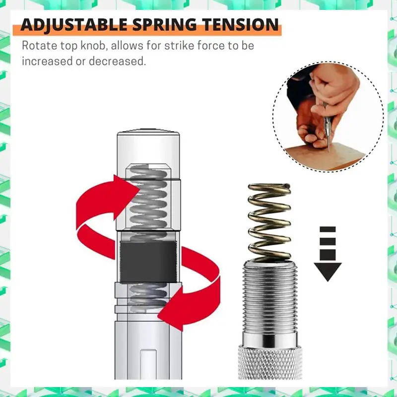 FIZP Automatic Center Punch Locator Window Breaker Woodworking Punch Metal Drill Tool Automatic Punch Hand Tools Durable
FIZP Automatic Center Punch Locator Window Breaker Woodworking Punch Metal Drill Tool Automatic Punch Hand Tools Durable