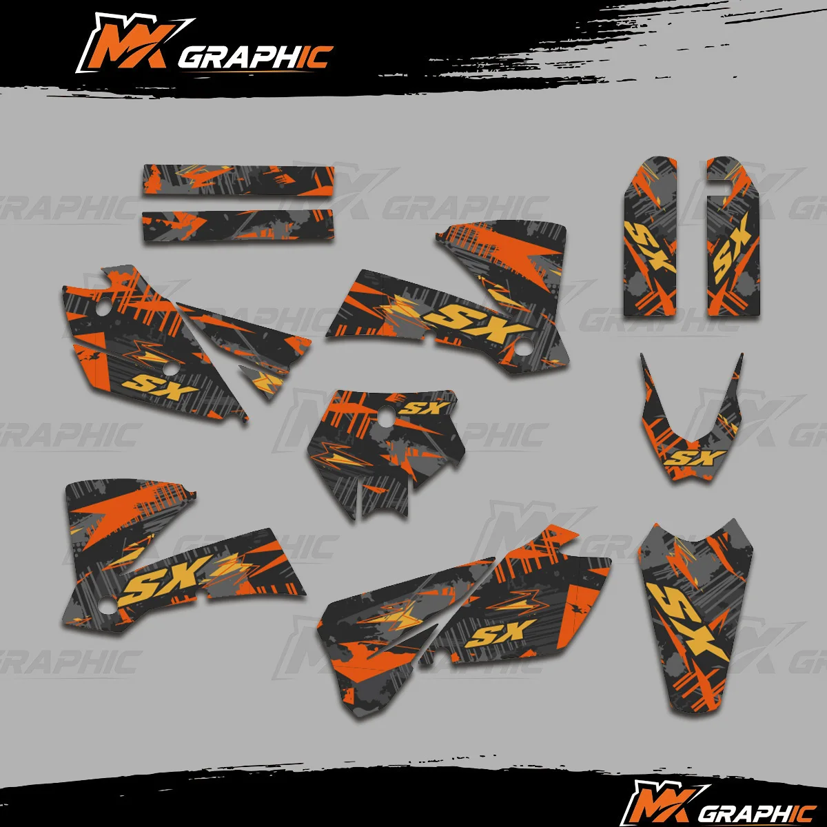 For KTM SX 125 200 250 450 525 2003 2004 Graphics Decals Stickers 
For KTM SX 125 200 250 450 525 2003 2004 Graphics Decals Stickers