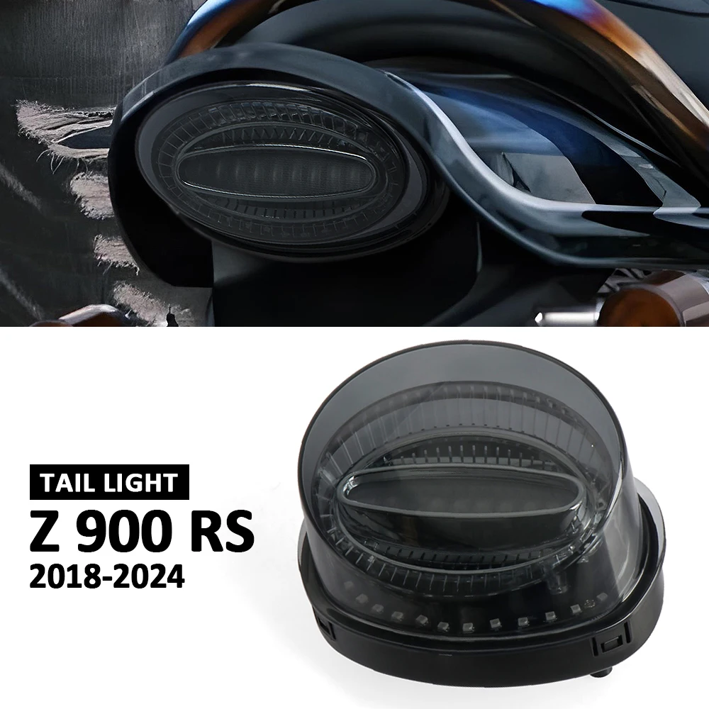 Motorcycle LED Light Smoke/Red Lens Brake Tail Light License Plate Rear Lamp For Kawasaki Z900RS Z900 RS Z 900 RS Cafe 2018-2024
Motorcycle LED Light Smoke/Red Lens Brake Tail Light License Plate Rear Lamp For Kawasaki Z900RS Z900 RS Z 900 RS Cafe 2018-2024
