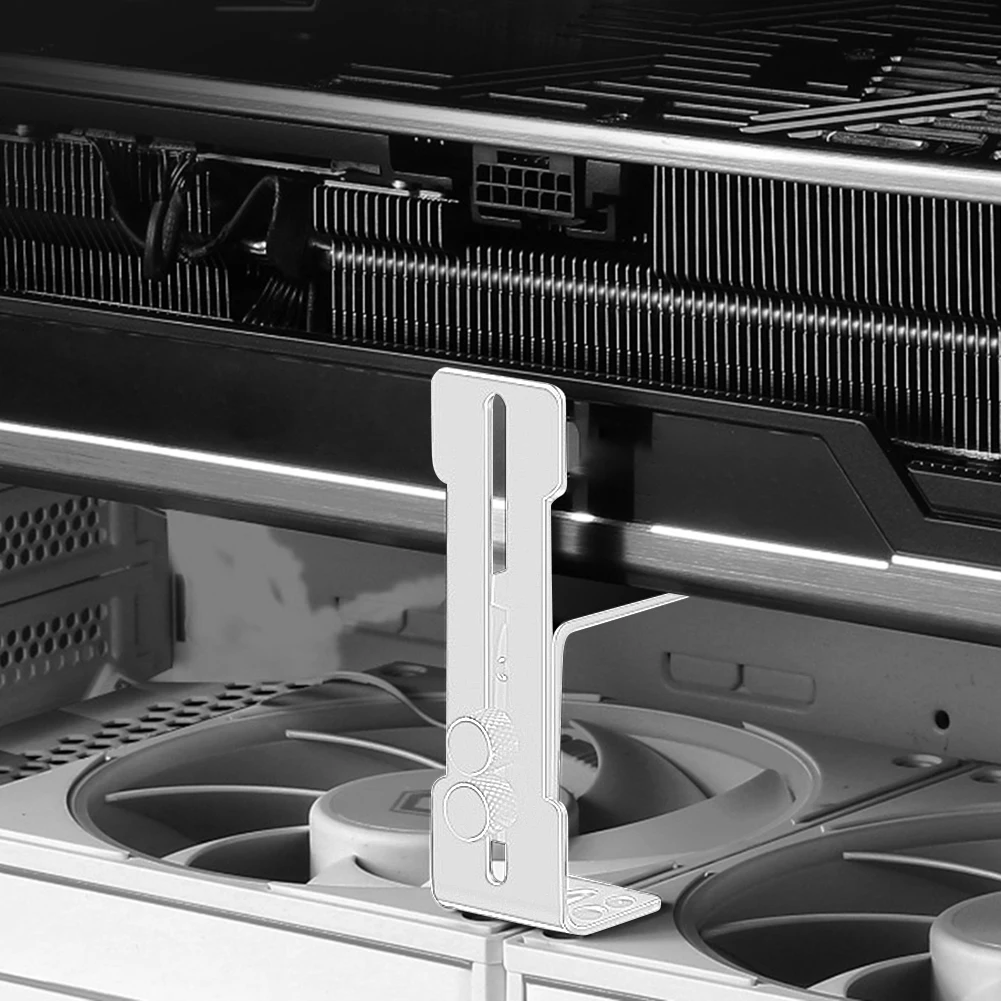 Chassis 12cm Fan Position Graphics Card Bracket Prevent Sagging Computer Graphics Card Holder GPU Brace for RTX 4090 4080 4070
Chassis 12cm Fan Position Graphics Card Bracket Prevent Sagging Computer Graphics Card Holder GPU Brace for RTX 4090 4080 4070