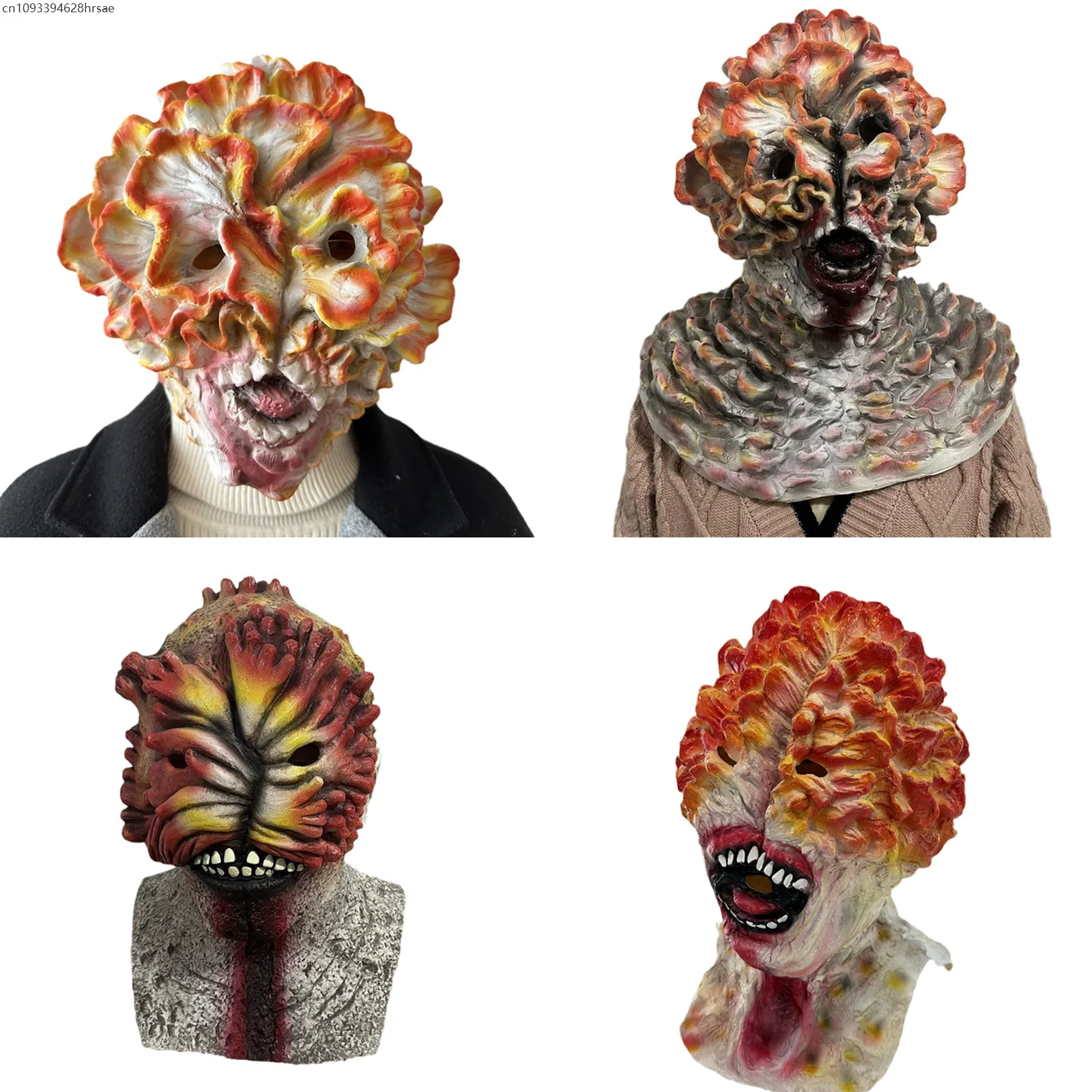 Cosplay Costume Accessories Latex Full Head Clickers Mask Horror Game Zombie Mask Ghostface Adult Halloween Party Props 
Cosplay Costume Accessories Latex Full Head Clickers Mask Horror Game Zombie Mask Ghostface Adult Halloween Party Props