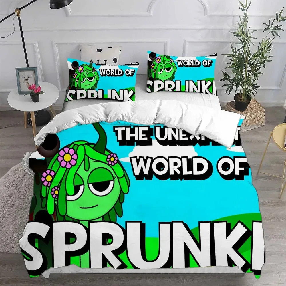 New Sprunki Bedding Set Single Twin Full Queen King Size Bed Set Aldult Kid Bedroom Duvetcover Sets Anime parure de lit Bed
New Sprunki Bedding Set Single Twin Full Queen King Size Bed Set Aldult Kid Bedroom Duvetcover Sets Anime parure de lit Bed