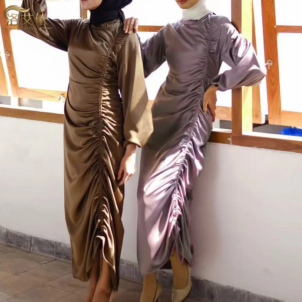 ИД мусульманский модный хиджаб платье Сатин Дубай абайя Турция Abayas для женщин африканские макси платья исламский кафтан длинное платье
ИД мусульманский модный хиджаб платье Сатин Дубай абайя Турция Abayas для женщин африканские макси платья исламский кафтан длинное платье