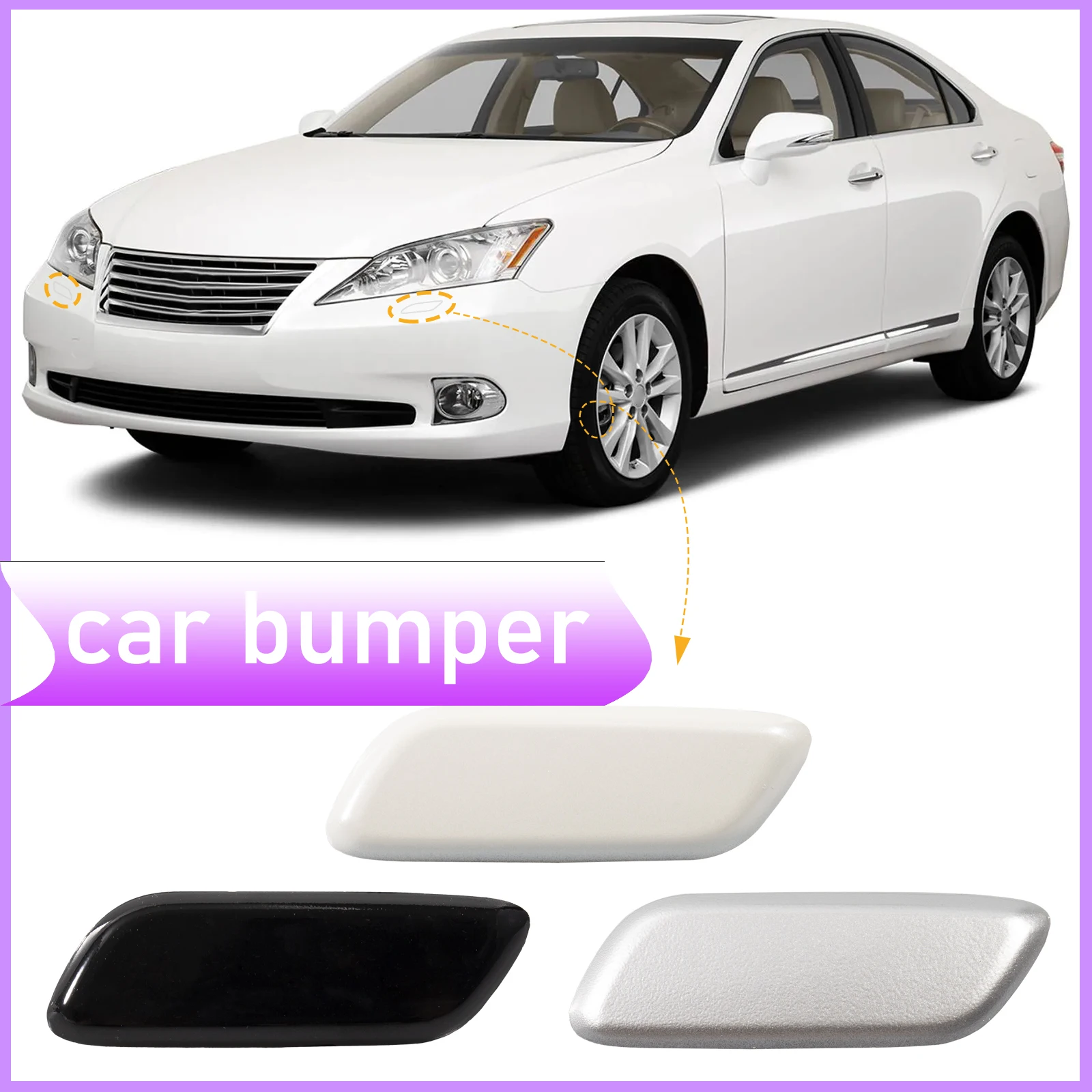 Front Bumper Headlight Headlamp Washer Jet Spray Nozzle Cover Cap For LEXUS ES350 2010-2012 Car Accessories
Front Bumper Headlight Headlamp Washer Jet Spray Nozzle Cover Cap For LEXUS ES350 2010-2012 Car Accessories