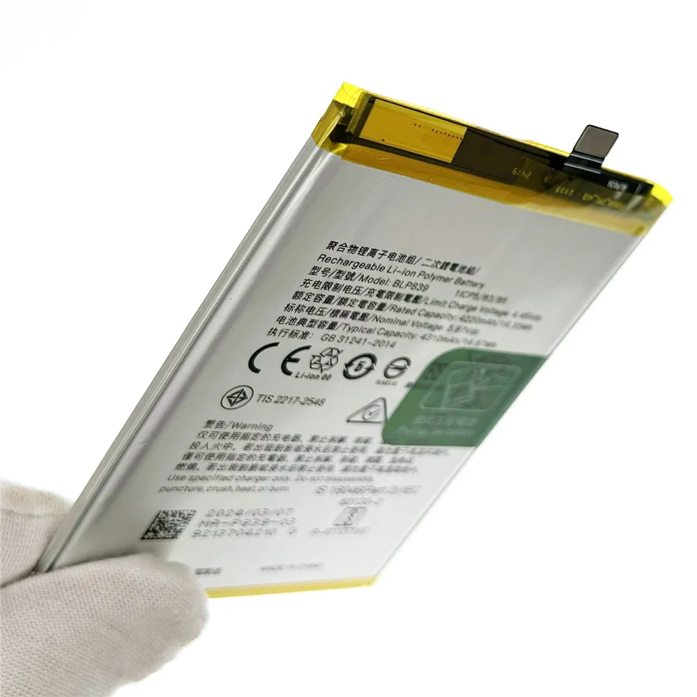 Brand 4310mAh BLP839 Battery For OPPO F19 Pro+ 5G A95 5G A94 5G Reno 5Z 5G Reno 6Z Reno6 4G PELM00 CPH2211 batteria+Free tools
Brand 4310mAh BLP839 Battery For OPPO F19 Pro+ 5G A95 5G A94 5G Reno 5Z 5G Reno 6Z Reno6 4G PELM00 CPH2211 batteria+Free tools