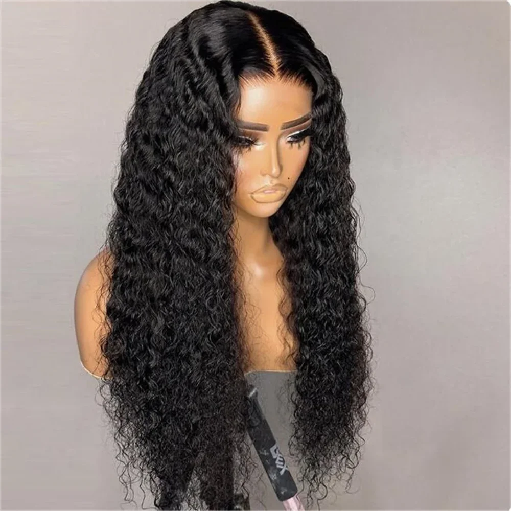 Natural Black Kinky Curly Glueless 26Inch Soft Long Lace Front Wig For Women With Baby Hair Synthetic Preplucked Daily
Natural Black Kinky Curly Glueless 26Inch Soft Long Lace Front Wig For Women With Baby Hair Synthetic Preplucked Daily