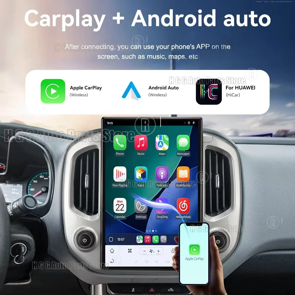 14,4-дюймовый автомобильный радиоприемник для Chevrolet Colorado GMC Canyon 2014-2018, Android-магнитола, мультимедийный плеер, GPS-навигация, беспроводной CarPlay
14,4-дюймовый автомобильный радиоприемник для Chevrolet Colorado GMC Canyon 2014-2018, Android-магнитола, мультимедийный плеер, GPS-навигация, беспроводной CarPlay