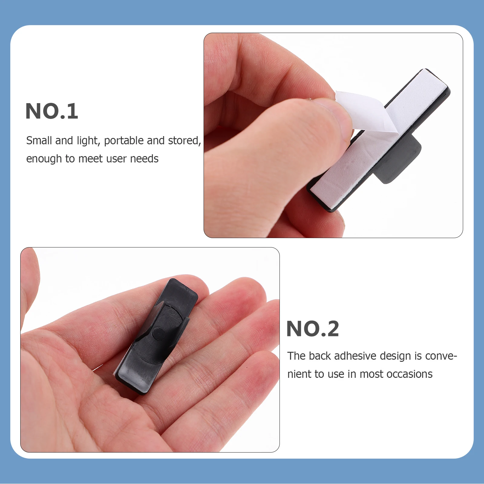 20 Pcs White Self Adhesive U Shaped Pen Holder Clips Plastic Marker Buckles Wall Mount Fixing Clamps for Office Home School
20 Pcs White Self Adhesive U Shaped Pen Holder Clips Plastic Marker Buckles Wall Mount Fixing Clamps for Office Home School