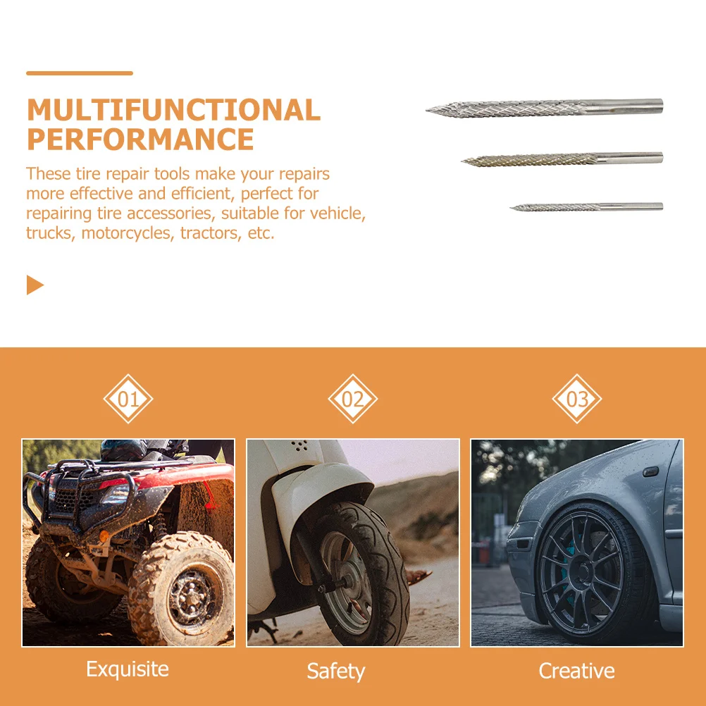 1Set Reamer Bit Metal Tire Repair Drill Bit Kit Heavy Duty Reliable Cutting Tool for Vehicles Trucks Motorcycles
1Set Reamer Bit Metal Tire Repair Drill Bit Kit Heavy Duty Reliable Cutting Tool for Vehicles Trucks Motorcycles