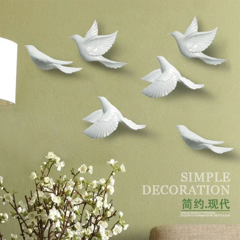 Ceramic bird pigeon wall decoration hanging creative wall decoration bedroom living room TV background pendant
Ceramic bird pigeon wall decoration hanging creative wall decoration bedroom living room TV background pendant